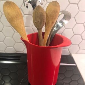 Rosti Denmark Mid Century  melamine utensil holder/pitcher-designer Eric Lehmann